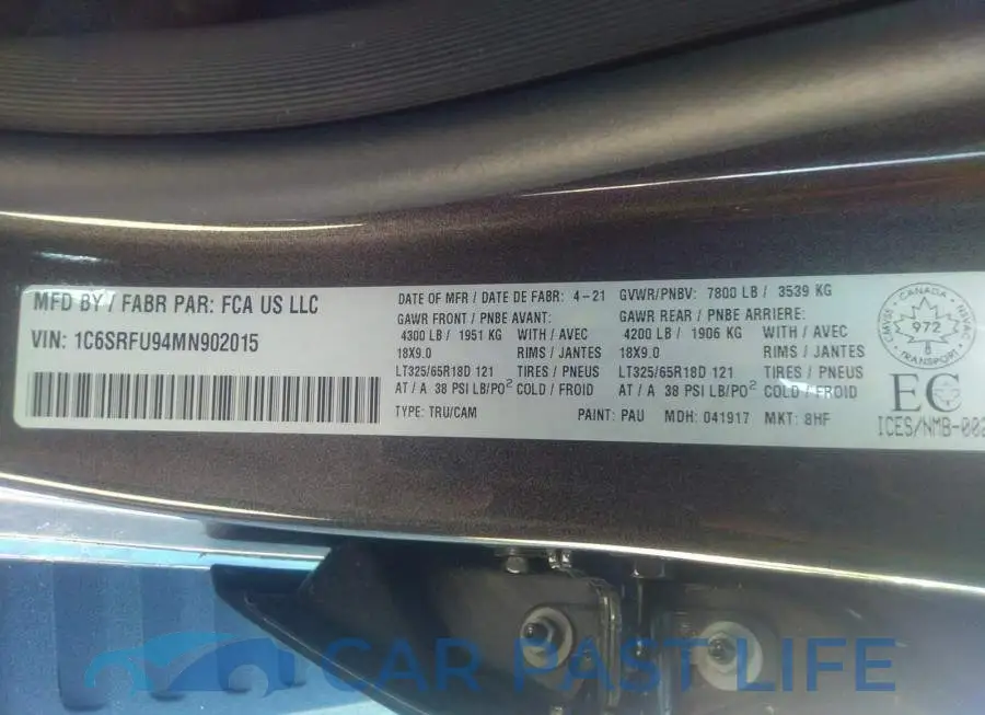 1C6SRFU94MN902015# 9