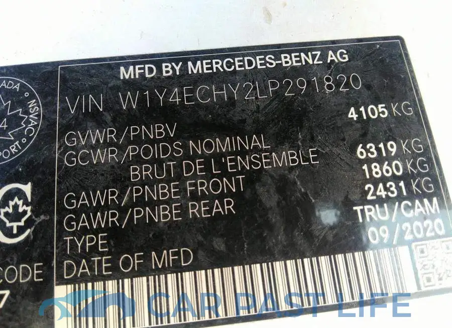 W1Y4ECHY2LP291820# 9