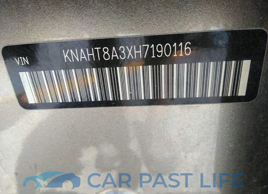 KNAHT8A3XH7190116# 9