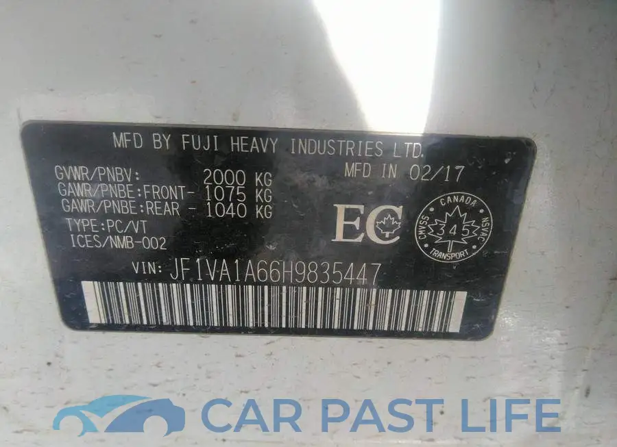 JF1VA1A66H9835447# 9