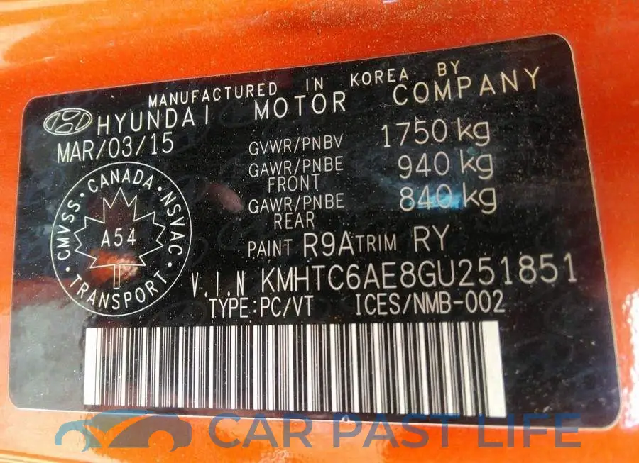 KMHTC6AE8GU251851# 9