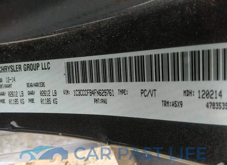 1C3CCCFB4FN629761# 9