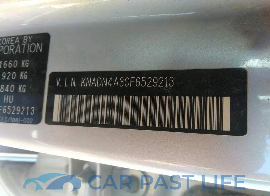 KNADN4A30F6529213# 9