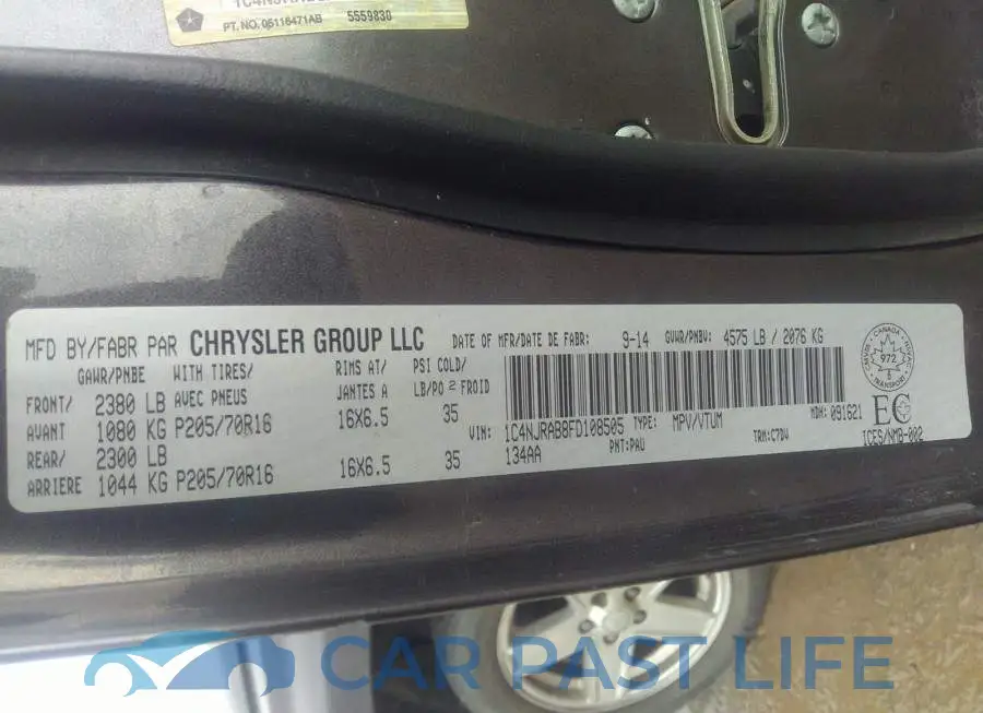 1C4NJRAB8FD108505# 9