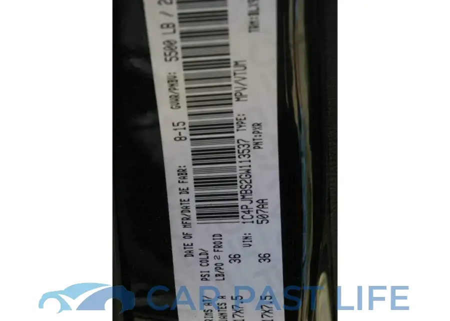 1C4PJMBS2GW113537# 9