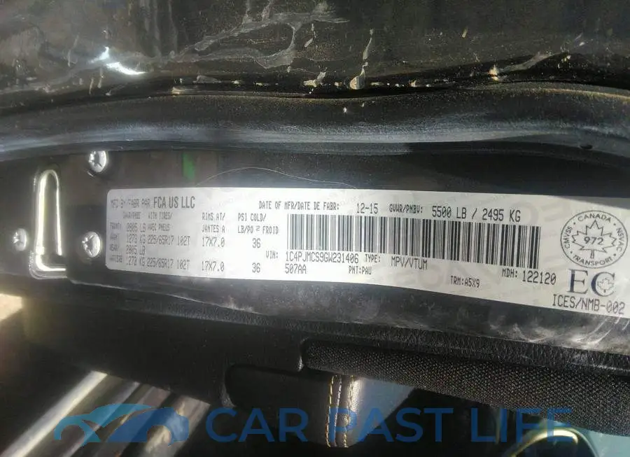 1C4PJMCS9GW231406# 9