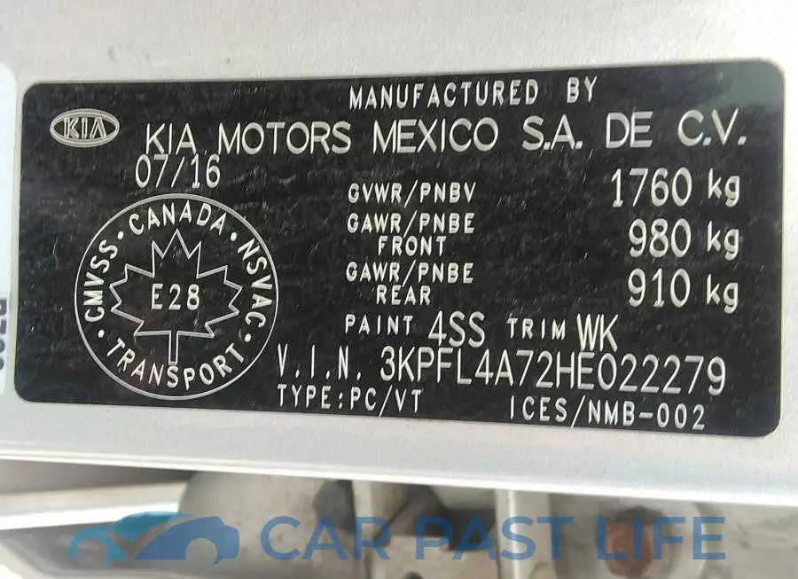 3KPFL4A72HE022279# 9