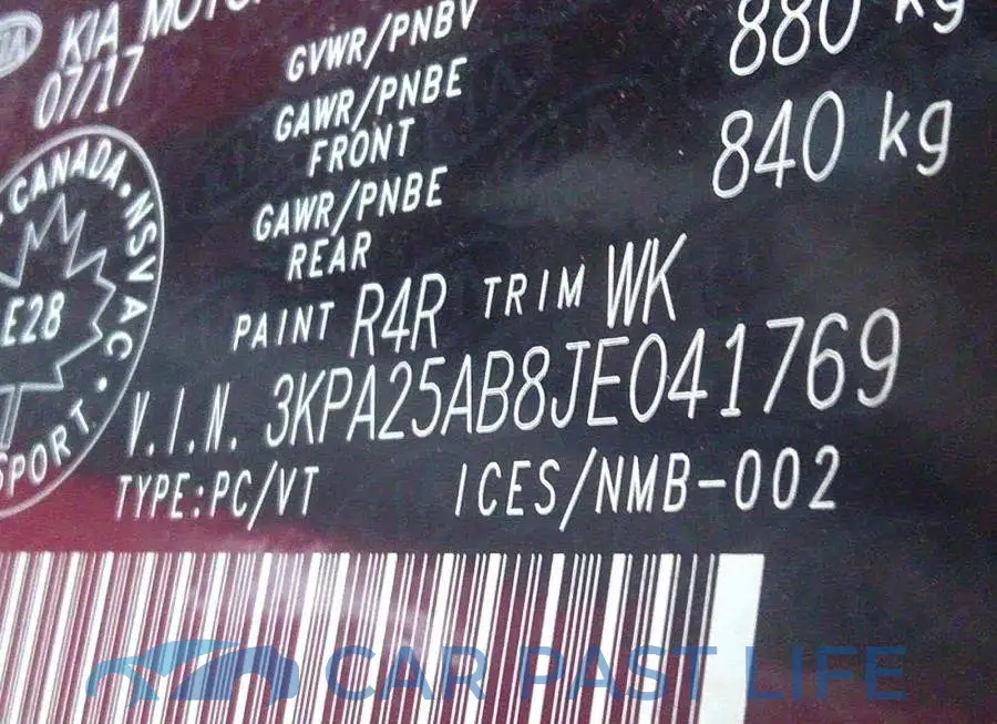 3KPA25AB8JE041769# 9