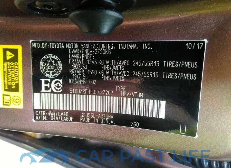 5TDDZRFH1JS487202# 9