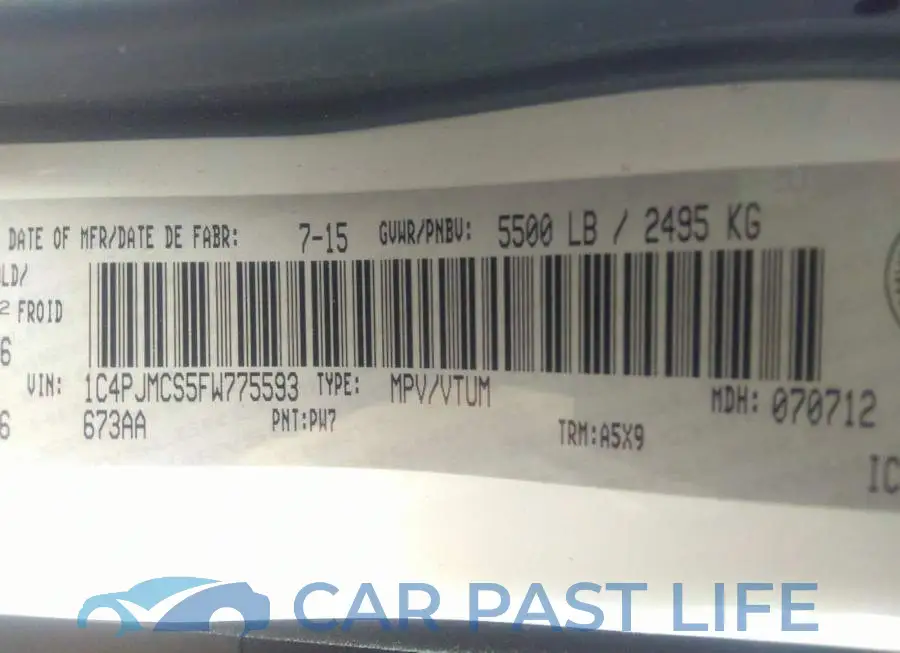 1C4PJMCS5FW775593# 9