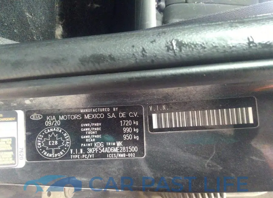 3KPF54AD6ME281500# 9