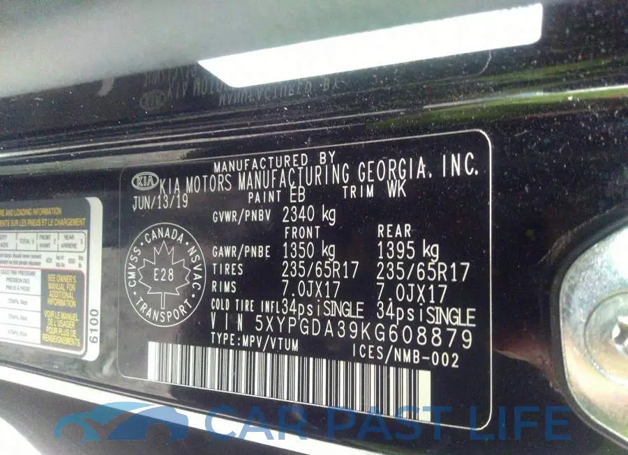 5XYPGDA39KG608879# 9