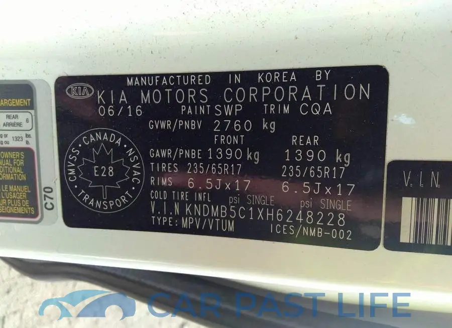 KNDMB5C1XH6248228# 9