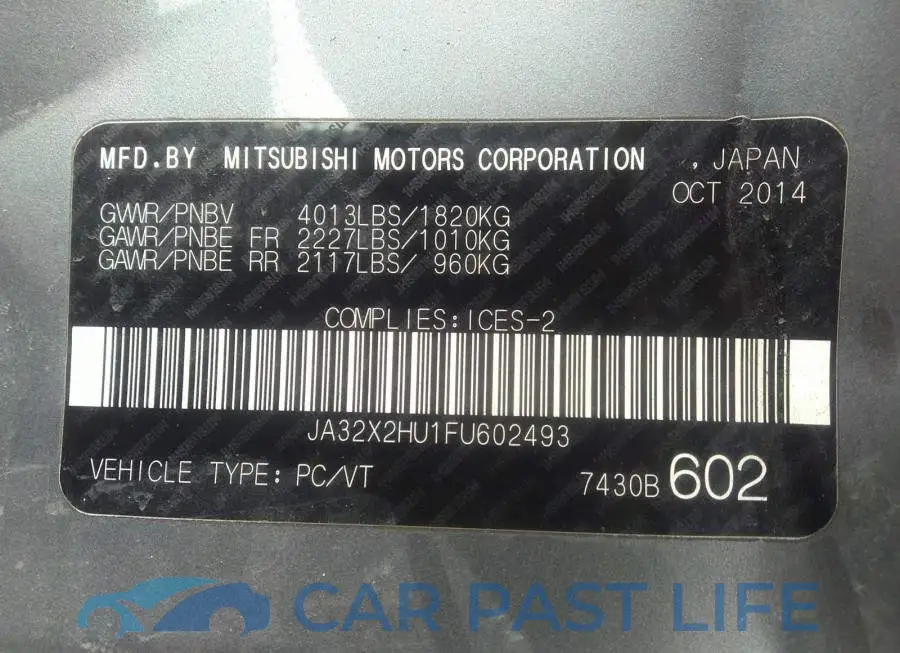 JA32X2HU1FU602493# 9
