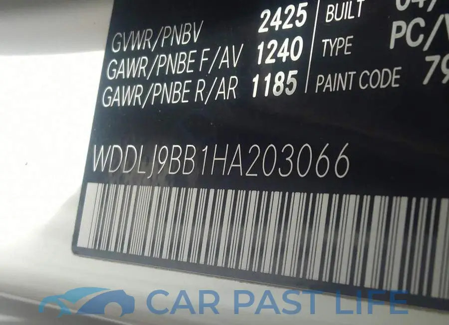 WDDLJ9BB1HA203066# 9