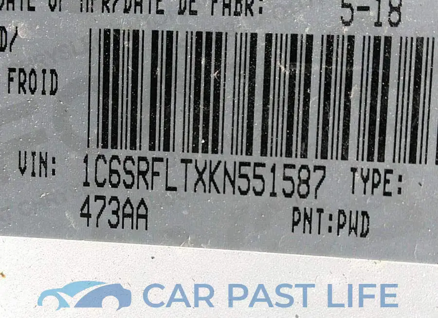 1C6SRFLTXKN551587# 9