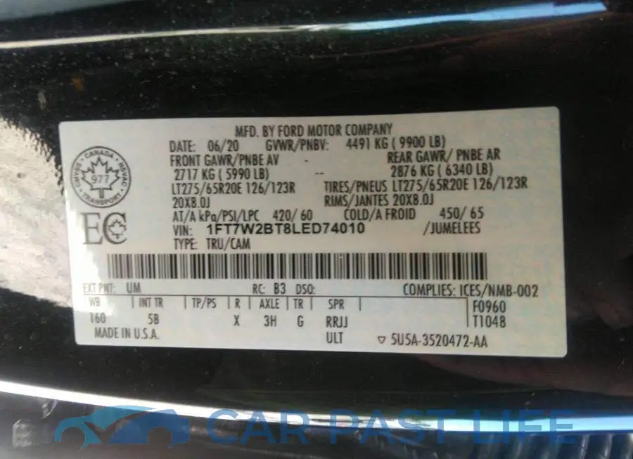 1FT7W2BT8LED74010# 9