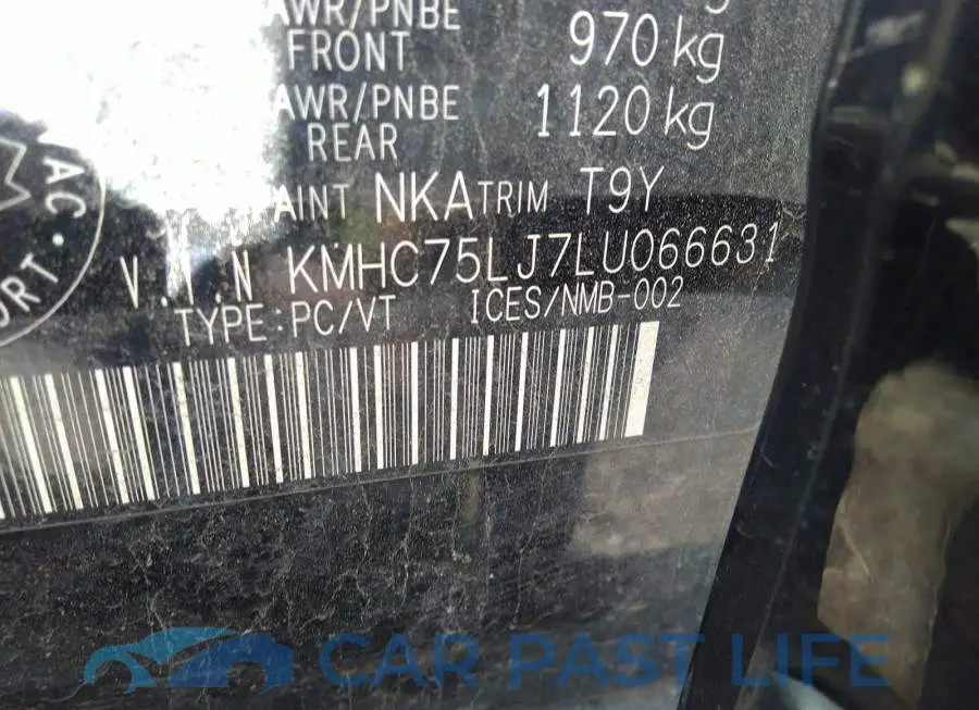 KMHC75LJ7LU066631# 9