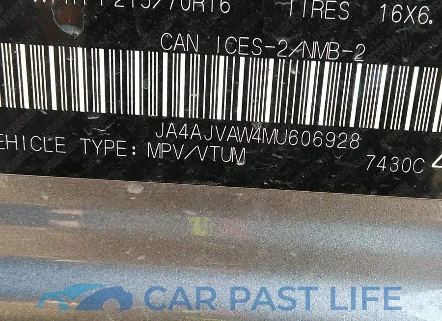 JA4AJVAW4MU606928# 9