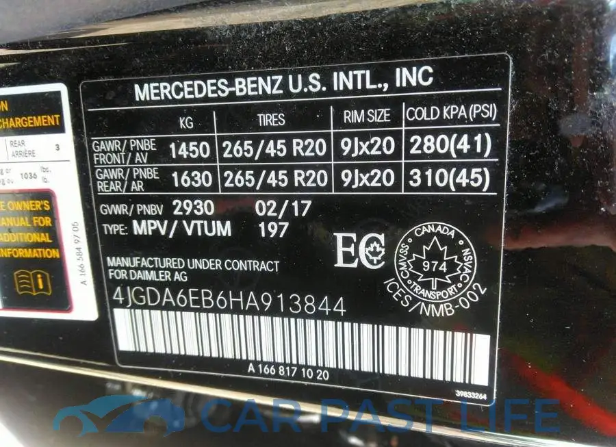 4JGDA6EB6HA913844# 9