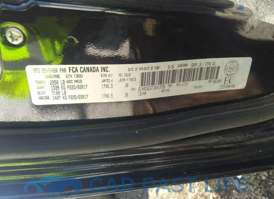 2C4RDGEG7JR313726# 9