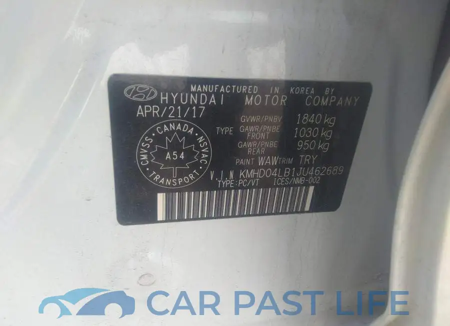 KMHD04LB1JU462689# 9