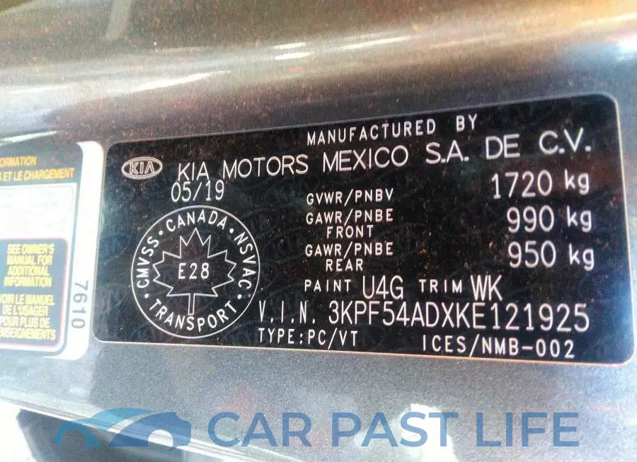 3KPF54ADXKE121925# 9