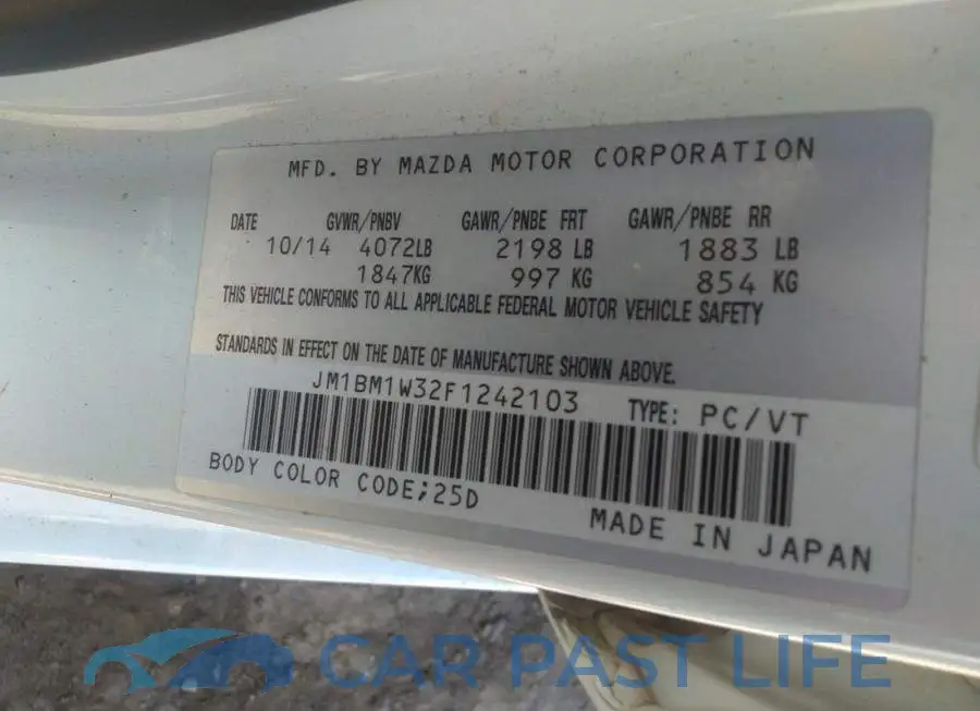 JM1BM1W32F1242103# 9