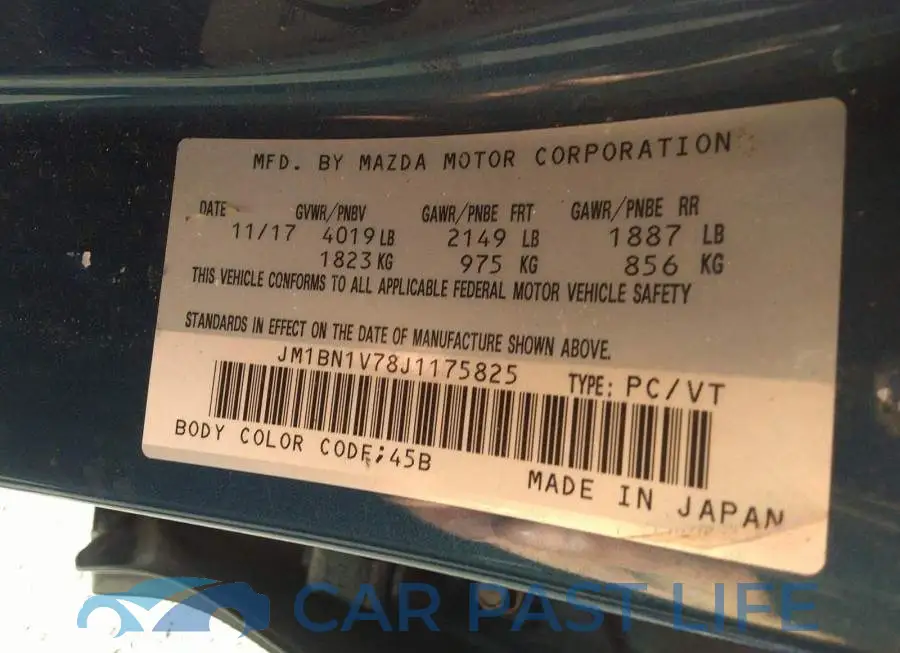 JM1BN1V78J1175825# 9