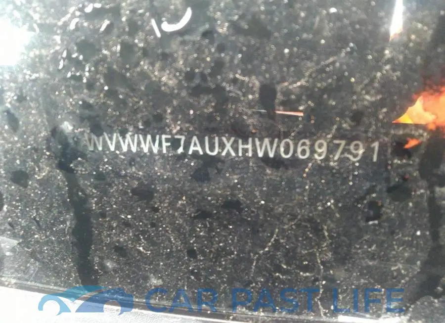WVWWF7AUXHW069791# 9