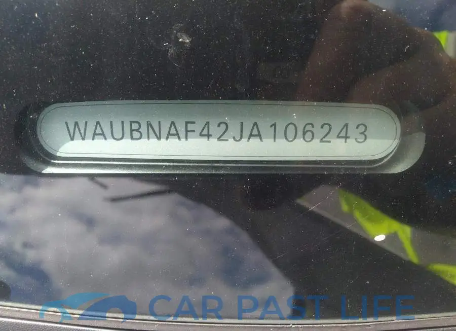 WAUBNAF42JA106243# 9