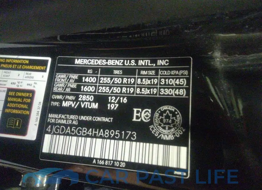 4JGDA5GB4HA895173# 9