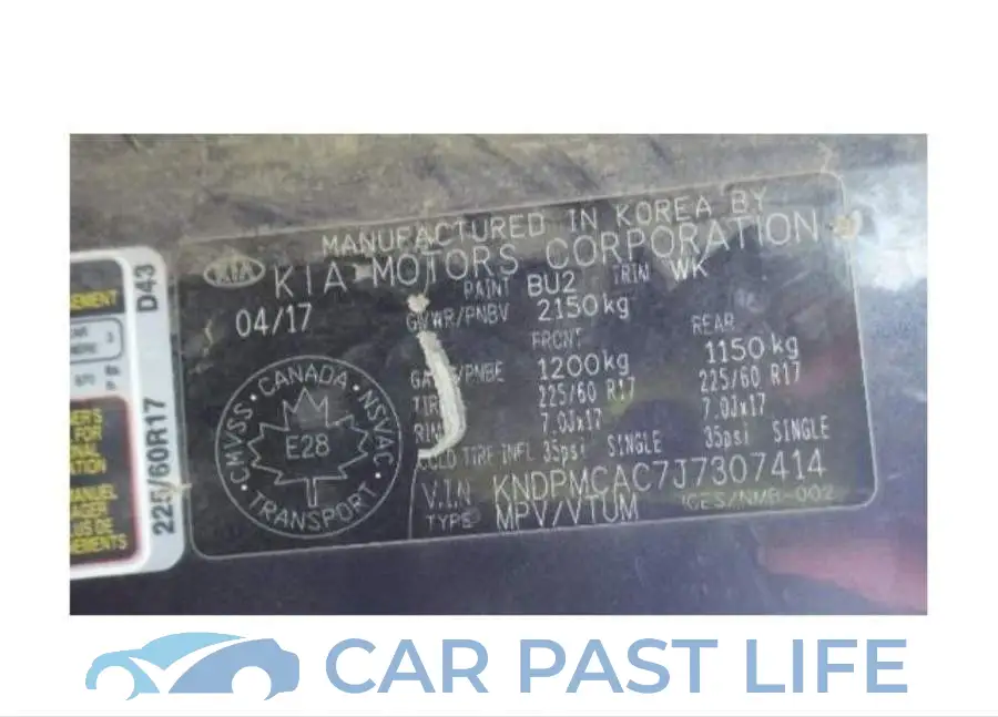 KNDPMCAC7J7307414# 9