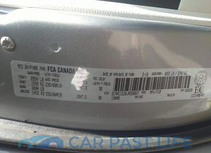 2C4RC1EG9JR268837# 9