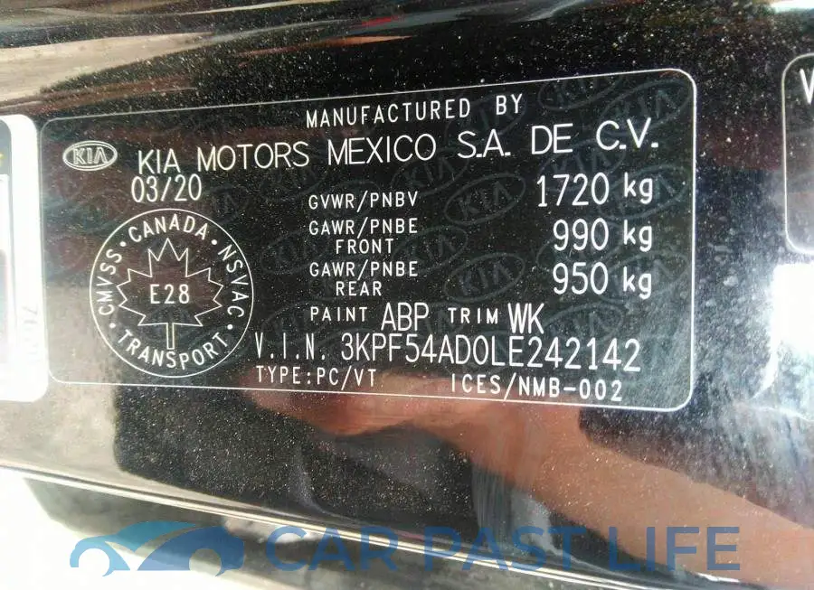 3KPF54AD0LE242142# 9