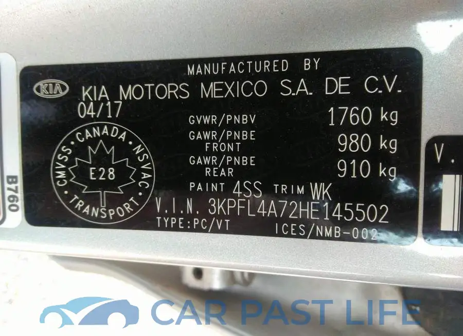 3KPFL4A72HE145502# 9