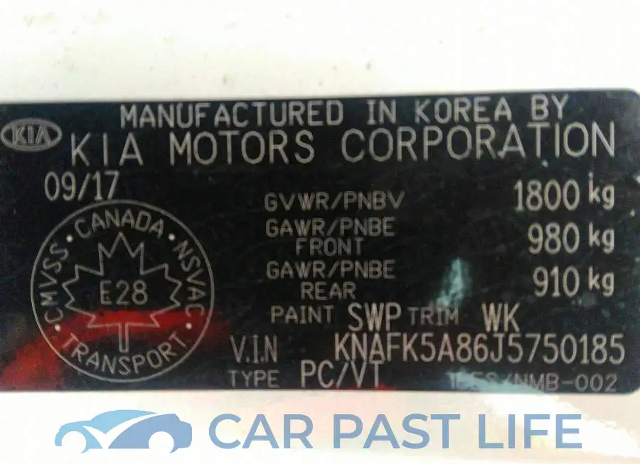 KNAFK5A86J5750185# 9