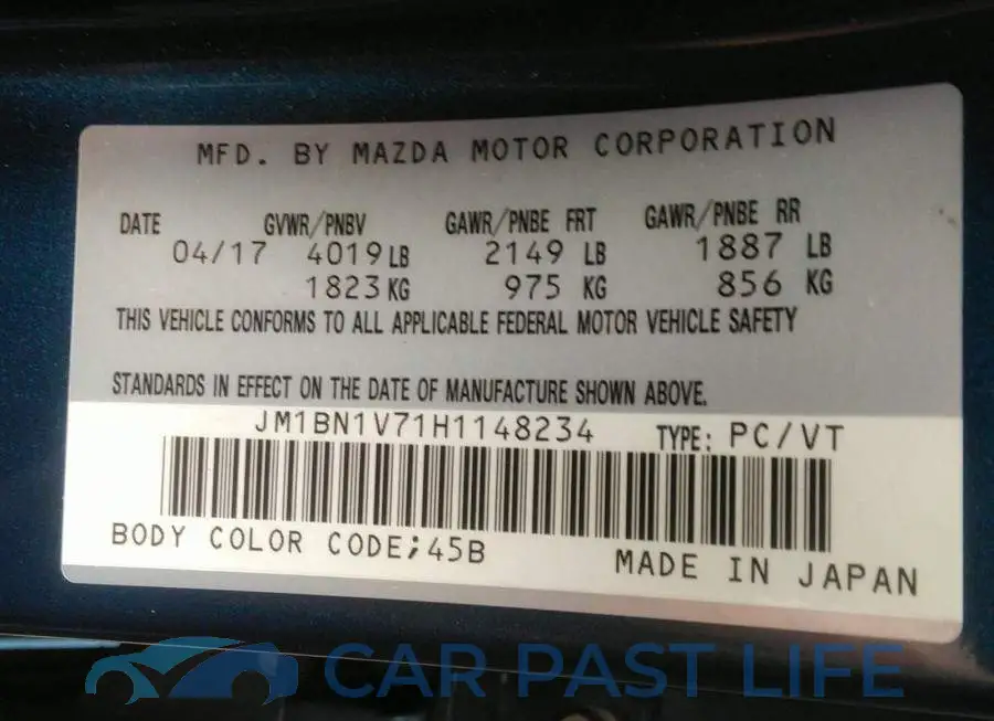 JM1BN1V71H1148234# 9