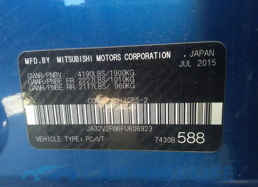 JA32V2FW6FU606923# 9