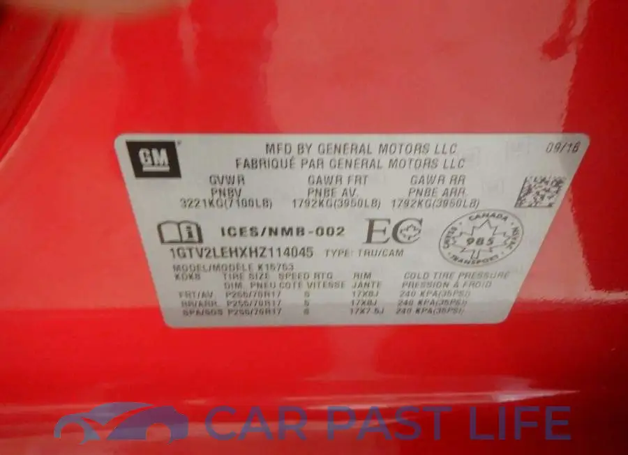 1GTV2LEHXHZ114045# 9