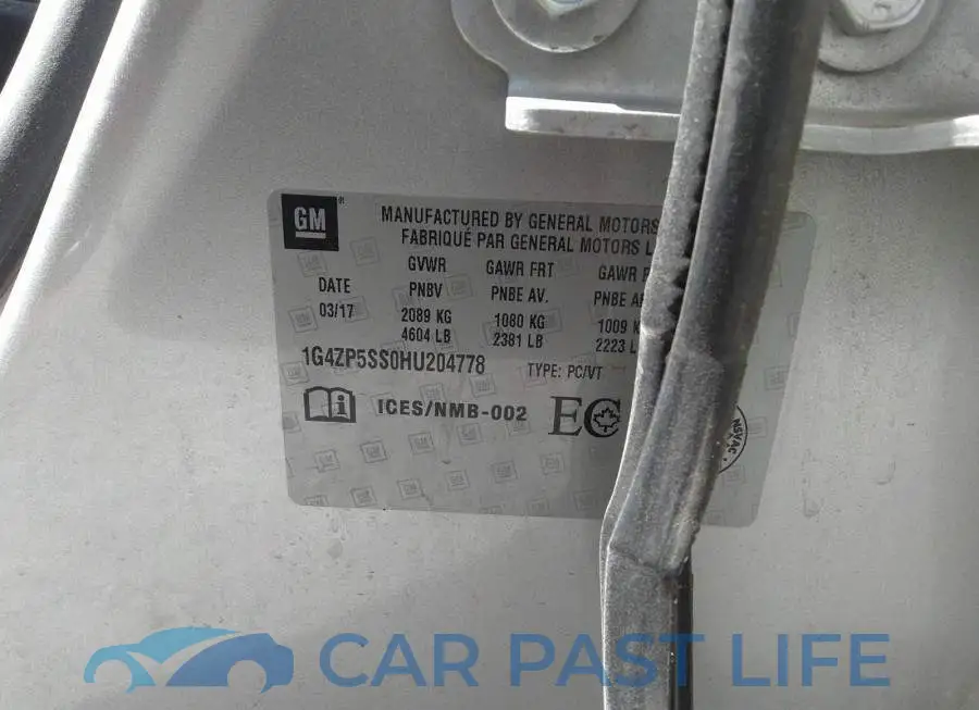 1G4ZP5SS0HU204778# 9