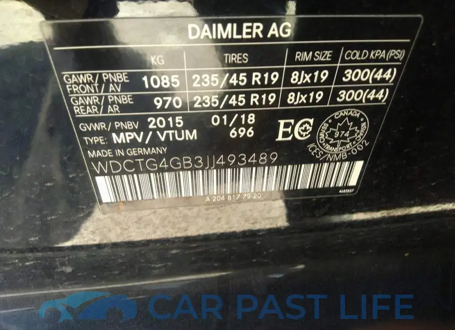 WDCTG4GB3JJ493489# 9