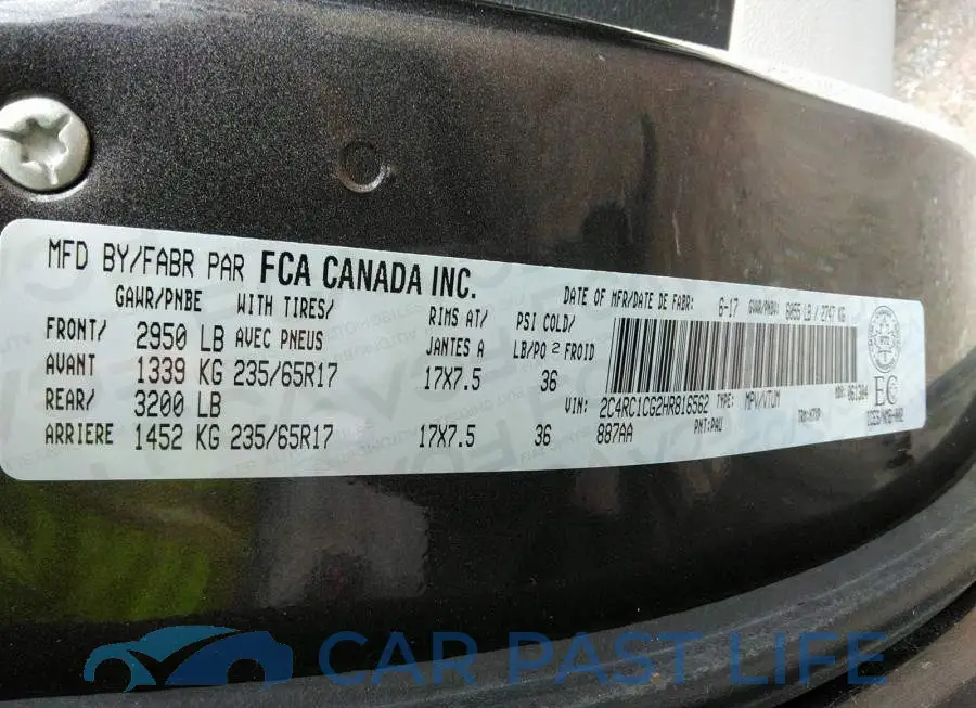 2C4RC1CG2HR816562# 9