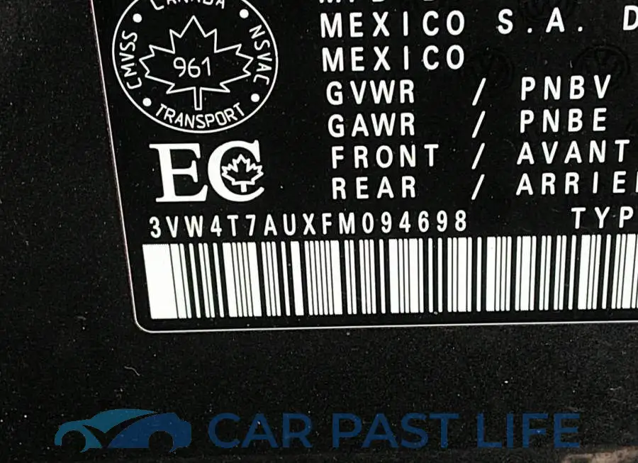 3VW4T7AUXFM094698# 9