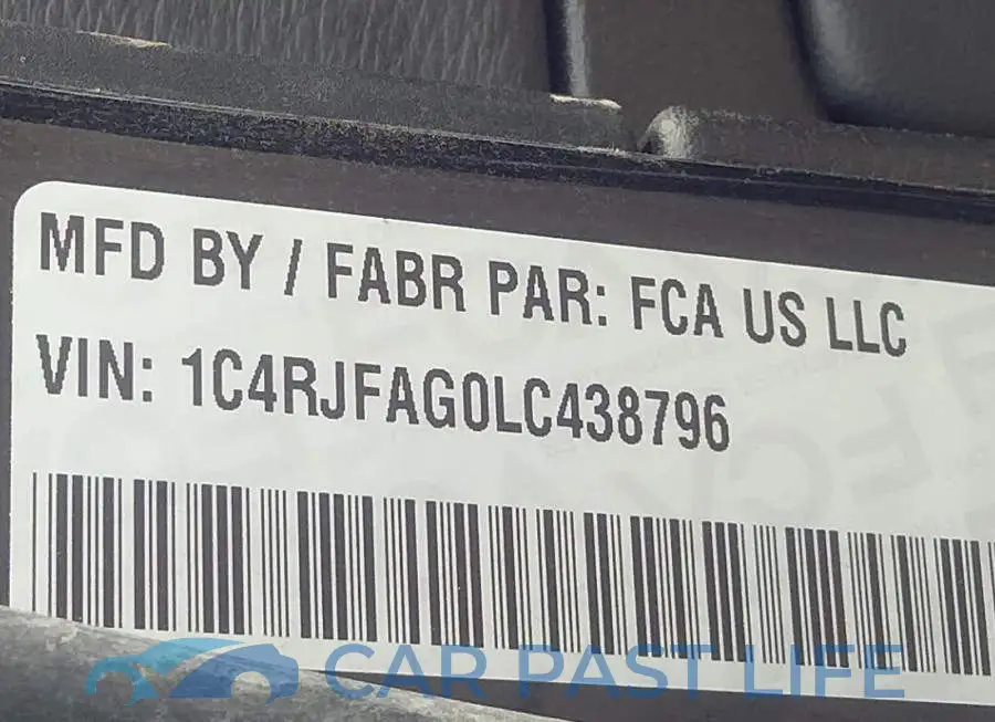 1C4RJFAG0LC438796# 9
