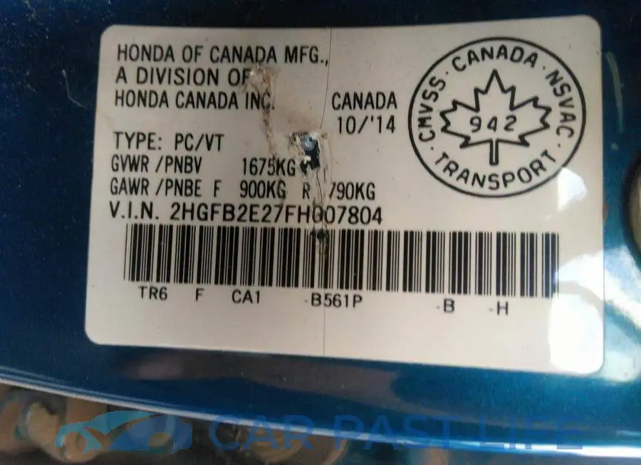 2HGFB2E27FH007804# 9