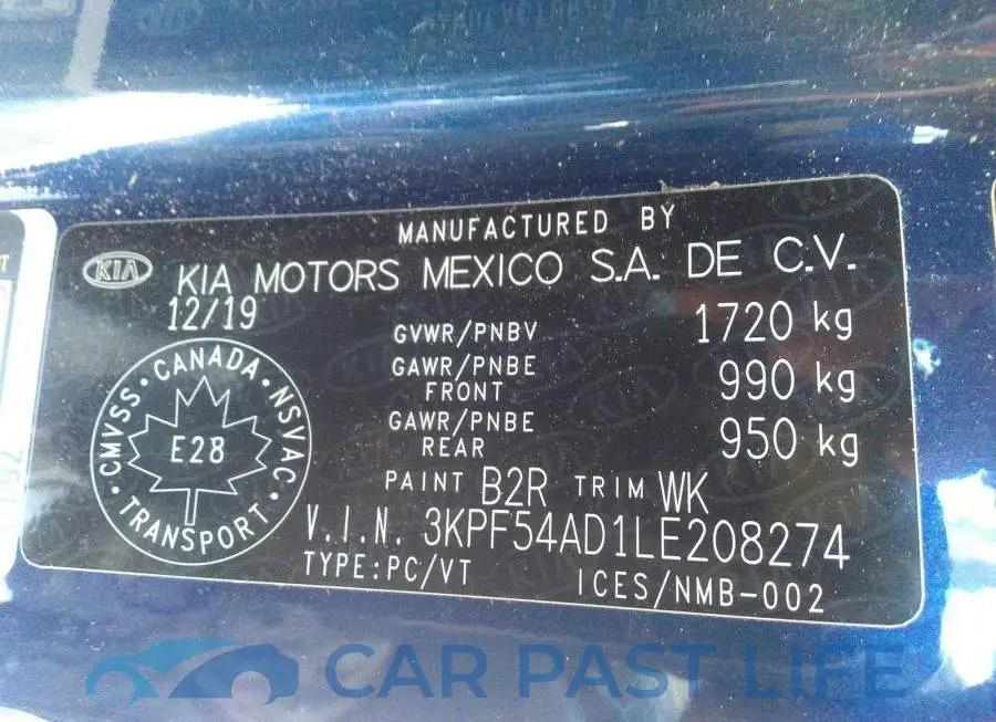 3KPF54AD1LE208274# 9