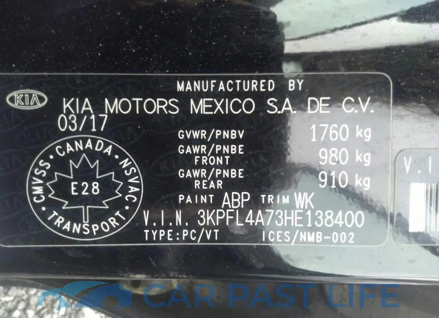 3KPFL4A73HE138400# 9