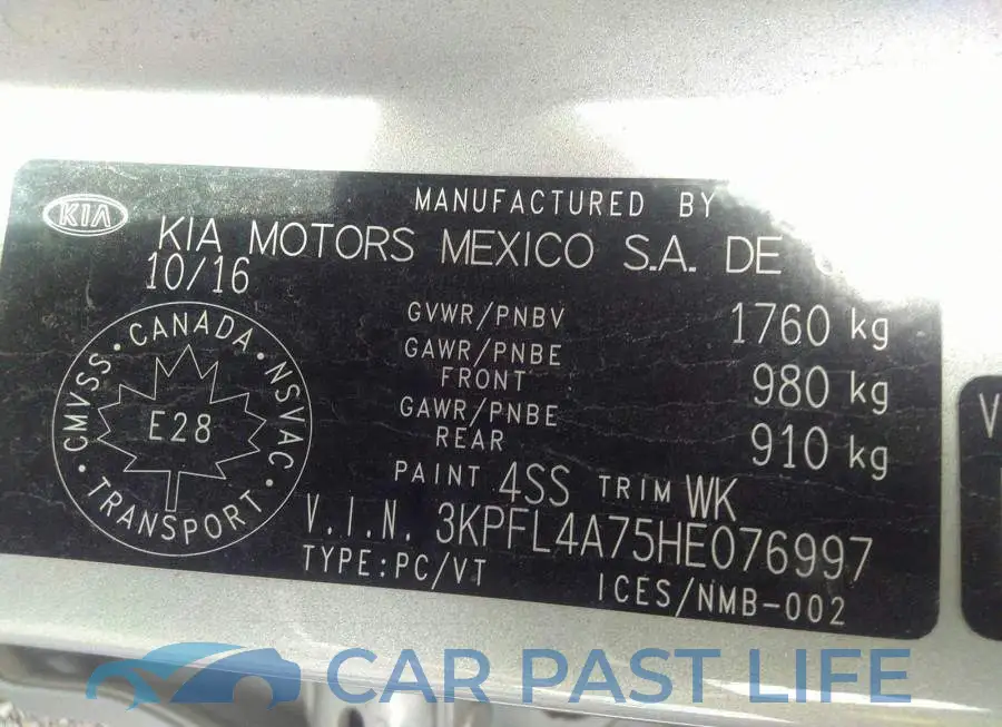 3KPFL4A75HE076997# 9
