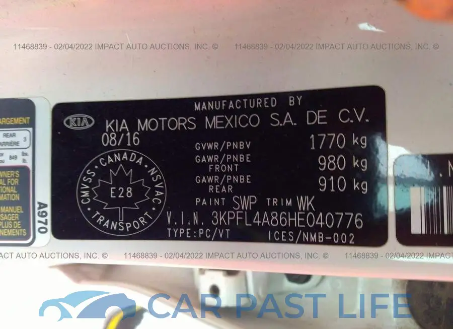 3KPFL4A86HE040776# 9